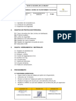 S 004. - Plan de Trabajo - Cierre de Plataformas y Accesos