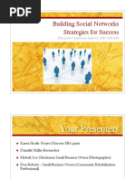 Building Social Networks and Strategies For Success