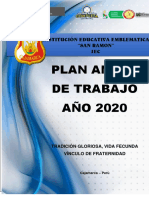 Plan Anual de Trabajo 2020 (Modelo)