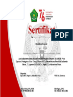 Sertifikat Paskib