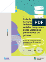 Guia de Herramientas Para La Deteccion de Senales Tempranas de Las Violencias Por Motivos de Genero