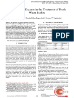 Effect of Bio-Enzyme in The Treatment of Fresh Water Bodies