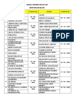 .Jadwal Ceramah Kelas 3 Ma