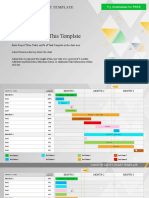 Notes For Using This Template: 3-Month Gantt Chart Template