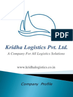 Kridha Logistics Pvt. Ltd. - Company Profile