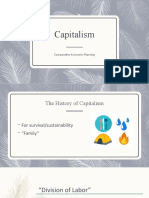 Capitalism: Comparative Economic Planning