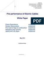 Fire Performance of Electric Cables White Paper