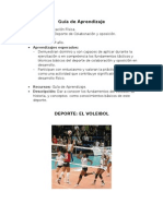 Guía de Aprendizaje Nº 2   (Voleibol)