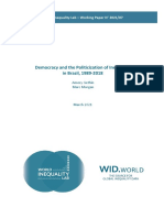 Democracy and The Politicization of Inequality in Brazil, 1989-2018