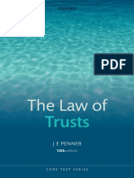 438248977 the Law of Trusts Core Texts Series