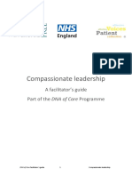 Compassionate Leadership: A Facilitator's Guide Part of The DNA of Care Programme