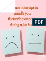 Keep Your Emotions in Check During a Job Hunt