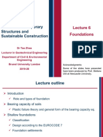 CE5615-Contemporary Structures and Sustainable Construction: Foundations