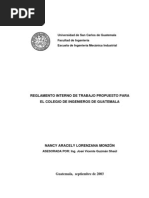 Reglamento Interno de Trabajo