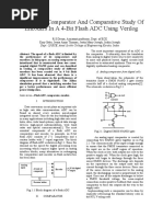 Design of Comparator and Comparative Study of Encoders in A 4-Bit Flash ADC Using Verilog