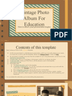 Vintage Photo Album For Education by Slidesgo