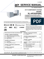 Service Manual: XL-HF202P (BK)