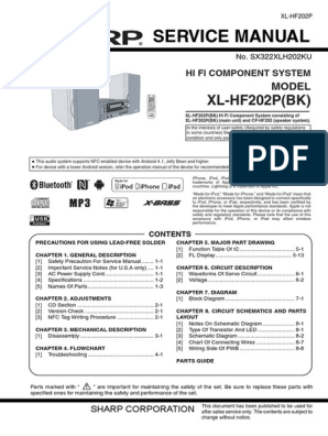 XL-HF202p BK | PDF | Smartphone | I Pod