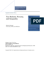 Tax Reform, Poverty, and Inequality: Upjohn Institute Press