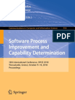Software Process Improvement and Capability Determination 2018