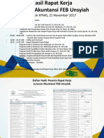 Hasil Rapat Kerja Jurusan Akuntansi FEB Unsyiah - 21112017