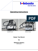 Operating Instructions Heater Test Bench ENG
