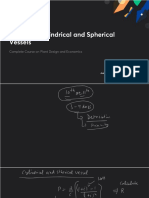 Design of Cylindrical and Spherical Vessels With Anno