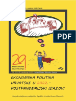 Savjetovanje "Ekonomska Politika Hrvatske U 2022. - Postpandemijski Izazovi" - Program