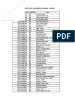 BARC OCES/ DGFS 2021 - Shortlisted For Interview - Chemical