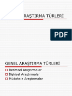 Ders5 - Genel Araştırma Türleri