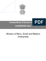 Compendium of Success Stories Champions Desk: Ministry of Micro, Small and Medium Enterprises