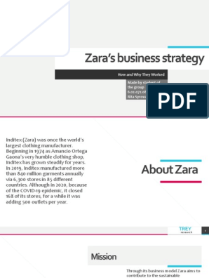 Zara's Business Strategy | PDF | Sustainability | Retail