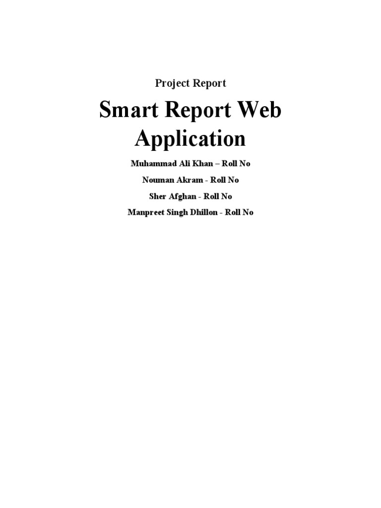 Project Report Final | PDF | Agile Software Development | Software ...