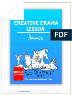 © Drama Notebook Creative Drama Lesson-Animals