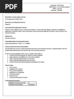 Instructor Office Hours Course Syllabus For CIE200 Office Semester Fall 2015