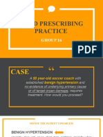 Good Prescribing Practice: Group 16