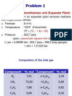 Problem 1: Simulation of A Demethanizer Unit (Expander Plant)