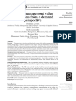 Facility Management Value Dimensions Fro