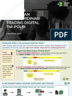Panduan Pelaporan Dan Koordinasi Tracing Digital TNI-POLRI