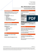 Fire Retardant Latex: Product Description Product Characteristics