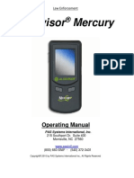 Alcovisor Mercury: Operating Manual