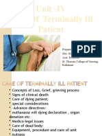 Care of Terminally Ill Patient