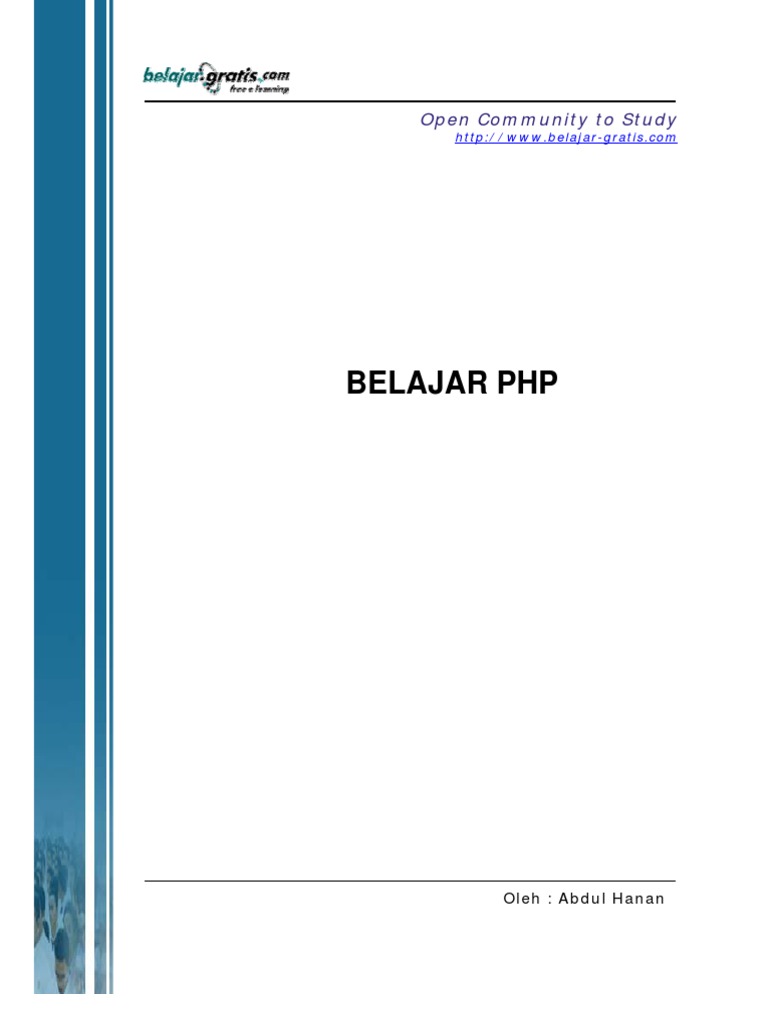  Belajar  php 