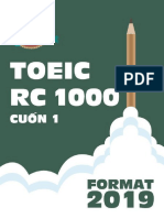 Rc 1000 Cuốn 1 (Anh Lê Toeic)