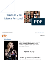 Famosos y Su Marca Personal