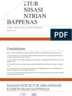 STRUKTUR ORGANISASI KEMENTRIAN BAPPENAS - Erlangga Ali Muhammad - Kelas F