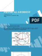 Physical Geodesy: 2 Semester 2020 - 2021 Engr. Rosalie Dc. Florentino, Mba, Msem