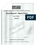 Cam Attatchment Parts Catalogue sh335 - 01 - 14