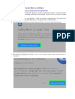 Cara Menggunakan Program Backup and Sync