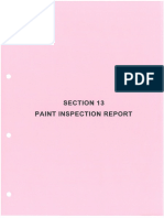 Paint Inspection Report